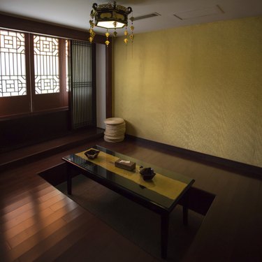 Classical Chinese interior with minimal decoration