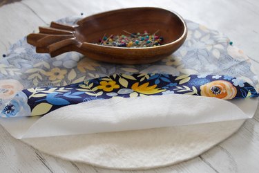 The guacamole is fresh, the onions are diced, the cheese is shredded, and the table is set. All you need now, to make your taco night perfect, is a handmade, cotton fabric tortilla warmer.