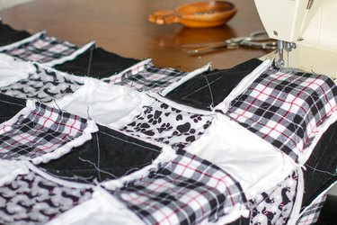 If you've wanted to try your hand at quilting, a rag quilt is the perfect place to start.