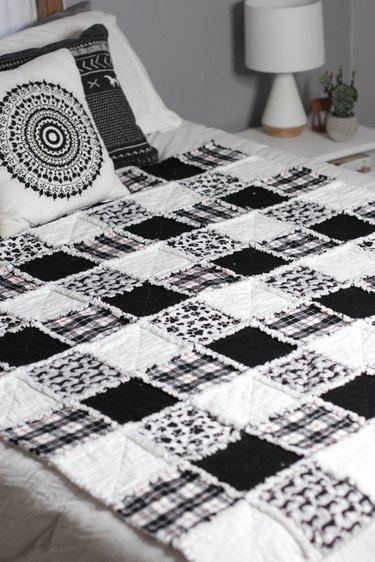 If you've wanted to try your hand at quilting, a rag quilt is the perfect place to start.