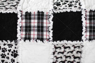 If you've wanted to try your hand at quilting, a rag quilt is the perfect place to start.