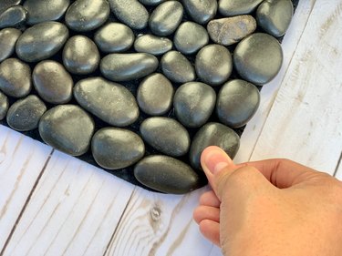 Dollar Tree DIY River Rocks Shoe Mat 