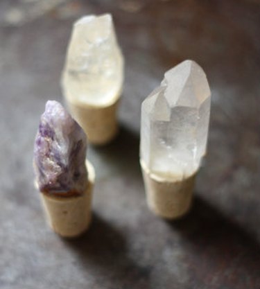 crystal wine stoppers