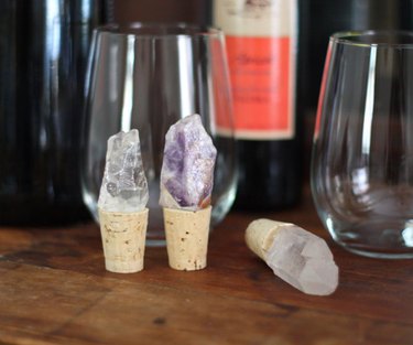 DIY Crystal Wine Stoppers