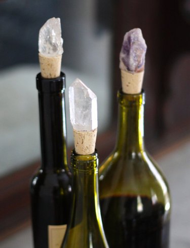 crystal wine stoppers