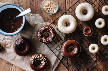 Baked Chocolate Glazed Doughnuts Recipe