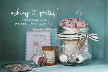 Create pin cushion sewing kits