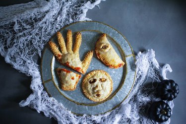 Three Halloween hand pies