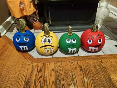 Crafty Pumpkin Spotlight: Diane Fernandez's M&M's Pumpkins