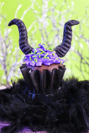 maleficent cupcake
