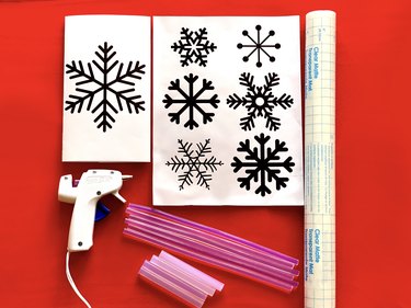 Glue Gun Snowflakes