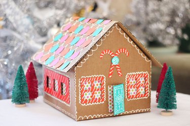 DIY Gingerbread House Gift Box
