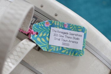 These bright and custom luggage tags will make your baggage noticeable from far away and there will be no doubt about the whereabouts of your luggage.