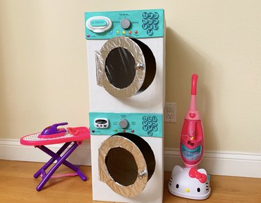 DIY Cardboard Play Washer & Dryer