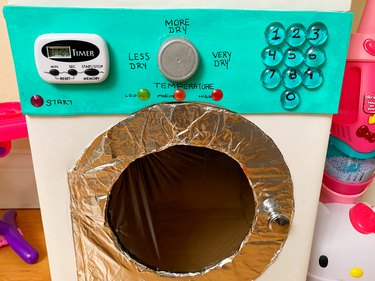 DIY Cardboard Play Washer & Dryer
