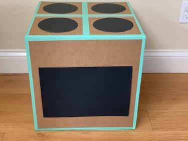 DIY Cardboard Play Kitchen