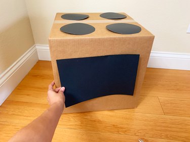 DIY Cardboard Play Kitchen