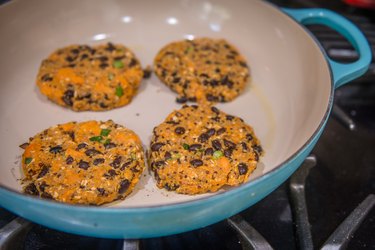 Vegan Guacamole Sweet Potato Black Bean Burger Recipe