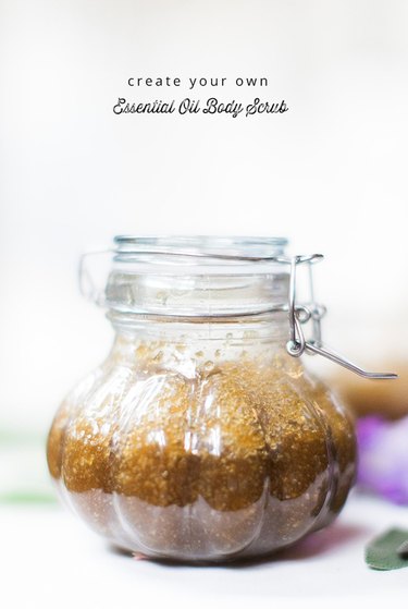 DIY Wild Orange Sugar Body Scrub