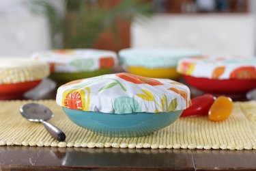 DIY Reusable Fabric Bowl Covers