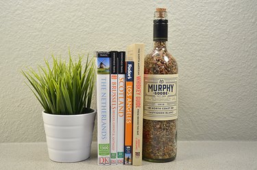 An image of the bookend wine bottle.