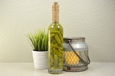 An image of the pickle jar wine bottle.