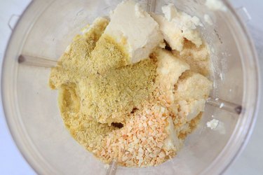Blend tofu cheeze ingredients