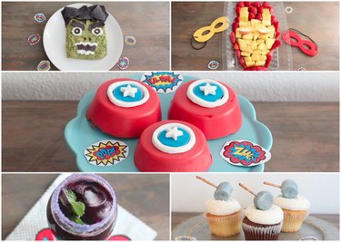 Avengers themed party snacks