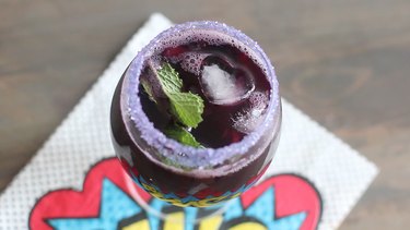Black Panther heart shaped herb punch