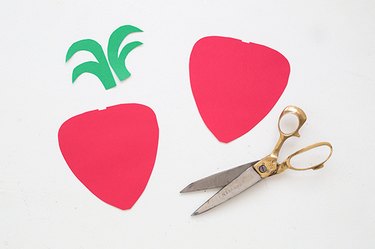 DIY Paper Strawberry Garland