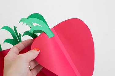 DIY Paper Strawberry Garland