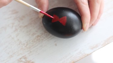 Painting Black Widow Easter egg