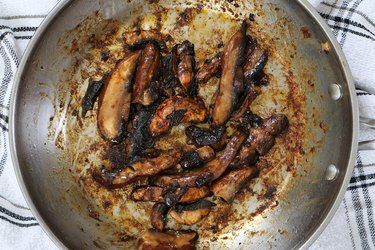 Cook Portobello mushrooms