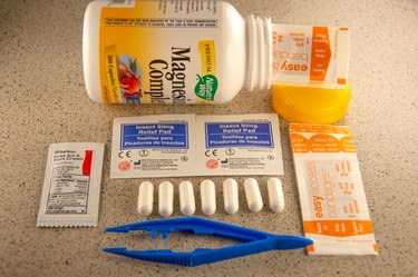 An image of mini first-aid kit packing hack