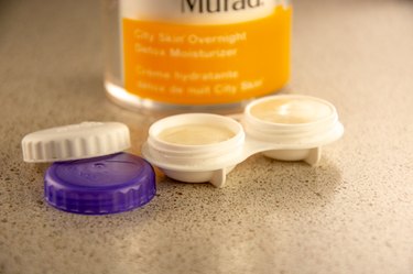 An image of creams and liquids packing hack