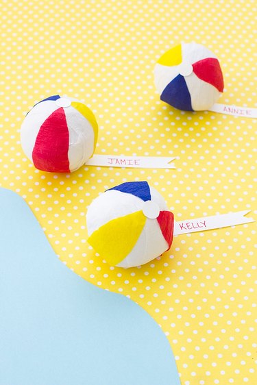 DIY Mini Beach Ball Party Favors