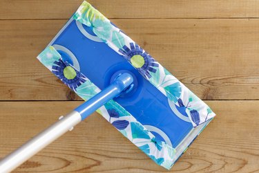 A good wet/dry sweeper can be your best friend. You can easily make a stack of your own reusable pads in a couple of hours.