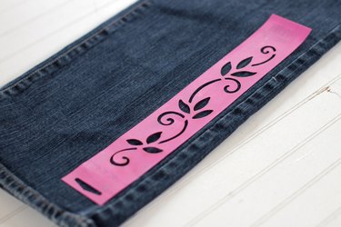 Give your plain jeans some personality by using a stencil and bleach to add some fun designs. Cover them with patterns or just put a few strategically placed pictures to alter your jeans and make them your own.