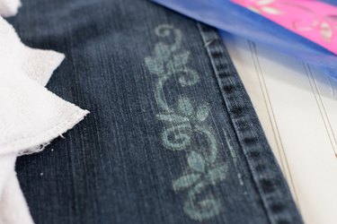 Give your plain jeans some personality by using a stencil and bleach to add some fun designs. Cover them with patterns or just put a few strategically placed pictures to alter your jeans and make them your own.