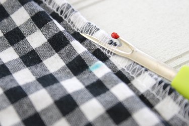 All it takes is a good seam ripper and a little fun fabric to add an in-seam pocket to any piece of clothing in your wardrobe.