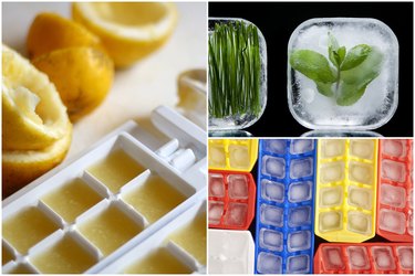 Ice Cube Bags Trays Silicone Party Events Chilled Drinks Juices Shakes