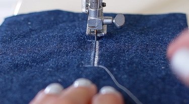 Even if your machine only has a straight and zig zag stitch, you can still get the hang of making professional looking buttonholes.
