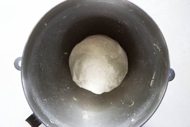 papusa dough in mixing bowl
