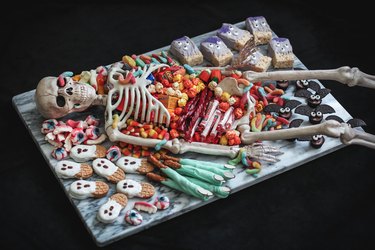 Skeleton party platter