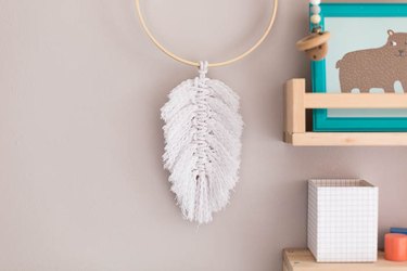 DIY Macrame Feathers Wall Hanging Decor