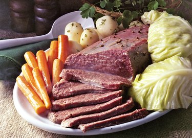 Corned Beef And Cabbage Dinner