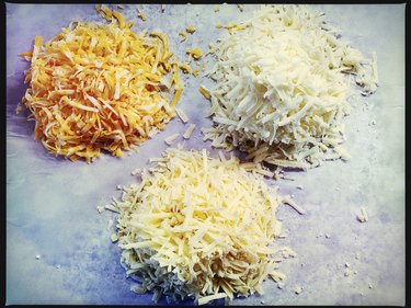 piles of cheese