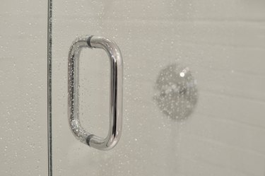 Glass shower door