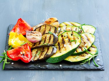 vegetables grilled.