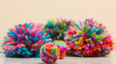 Home made pom-poms!